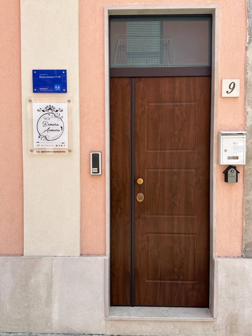 Apartamento Dimora Asmara 11 15 Bríndisi Exterior foto